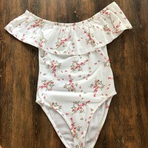 off-the-shoulder body suit